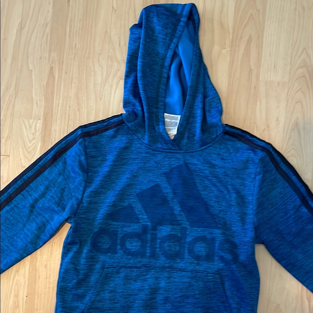 Adidas Kids Blue Hoodie
